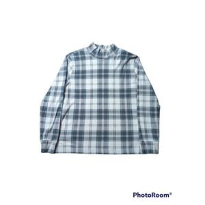 Lands End Plaid Women's Long Sleeve Small Cotton Shirt Great Condition